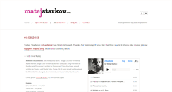 Desktop Screenshot of matejstarkov.com