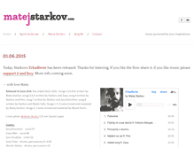 Tablet Screenshot of matejstarkov.com